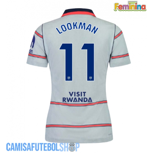 Camisa de time de futebol Atletico Madrid Ademola Lookman #11 Replicas 3º Equipamento Feminina 2026-27 Manga Curta